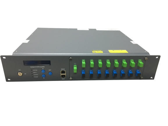 8 port 19 ~ 23 dbm 1550nm Fiber WDM EDFA